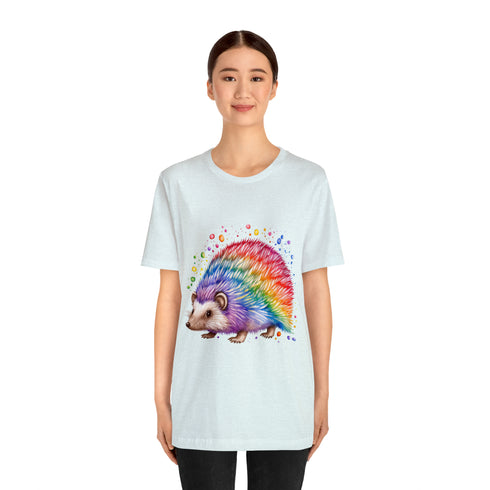 Rainbow Hedgehog - Short Sleeve Tee